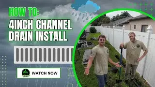 Installing a 4inch Deck Drain | Step-By-Step Process