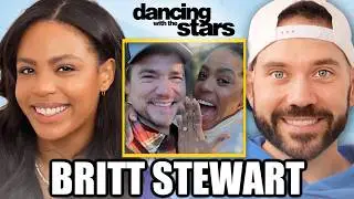 DWTS BRITT STEWART on MARRIAGE with DANIEL DURANT, ERIC ROBERTS, ELIMINATION, DWTS TOUR, and WEDDING