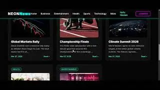 1️⃣ Dynamic CNN Clone Website | PHP & MySQL News Portal Project 🚀