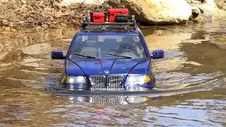 1/10 Scale BMW X5 1999 E53 | Traxxas TRX4  chassis | Off-Road Driving 4X4 RC Car