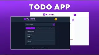 Build a Todo app using React.js and Tailwind CSS 