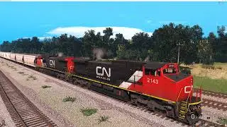 Trainz Railroad Simulator 2022 (TRS22) - GE C40-8W - Daily Freight To Danville - 4K UHD