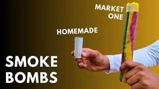 Testing Homemade vs Purchased Color smoke bomb || Testing social media hacks || Hackbuster || TCJ ||