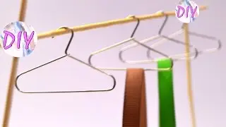 DIY Вешалка ИЗ СКРЕПКИ / Hanger FROM STAPLES