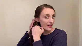 Easy 2 Minute Updo Bun with Braid using a Lilla Rose Swerve Hair Pin Accessory