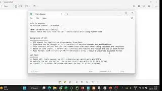 Fetch API Result Using Python Code