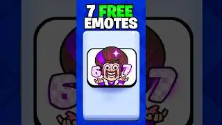 How To GET 7 FREE EMOTES In Clash Royale!