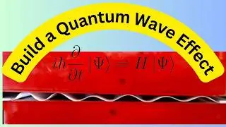 Recreate Quantum Wave Experiment Mylar and Steel Plate Simulation