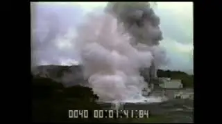 JAXA LE-7 engine test failure - 1990s JAXA footages