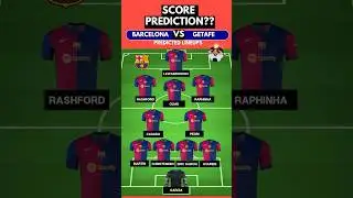 Barcelona vs Getafe: PREDICTED LINEUPS 🔥⚽ | LALIGA 25/26