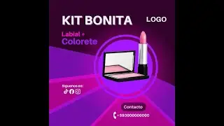 👩‍🏫 Clase 1: Aprende a diseñar un post para Instagram en Canva😊Tema: Cosméticos💄