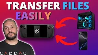 How To Natively Transfer Files To Your Steam Deck AND MORE Using KDE!
