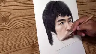Drawing Bruce Lee