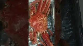 steamed crab for dinner