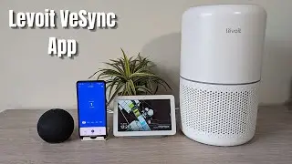Levoit Air Purifier VeSync app - Google Home, Alexa