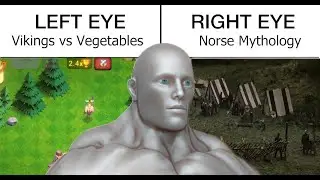 Left ear Right ear ADVANCED (Vikings vs Vegetables, Norse mythology) 
