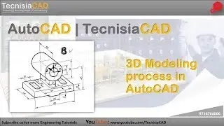 3D Modeling in AutoCAD | AutoCAD Tutorials | TecnisiaCAD Tutorials