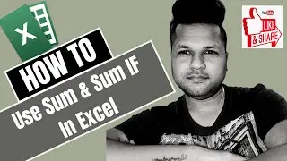 Basic Excel (Sum and Sum-if) - Hindi