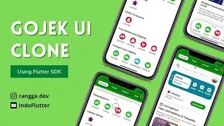 Gojek UI Clone Using Flutter (The Boring Coding Part 2) - Slicing UI Design | Speed Code | Long Code
