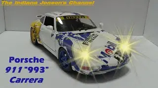 Porsche 911 "993" Carrera "Mobil1" [Bburago made in Italy 1/18]
