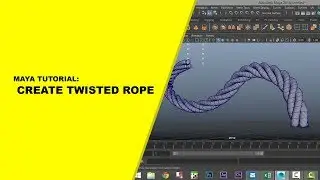 Creating Rope In Maya