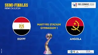 🤾 DAY 8 / SEMI FINAL// EGYPT VS ANGOLA // 26TH CAN SENIORS DAMES KINSHASA 2024