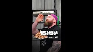 15 Eggs for Breakfast 🤯🥚  | Diet of One of the World's Strongest Men!