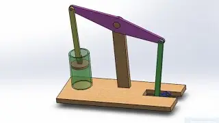Solidworks Beam engine mechanism tutorial