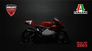 Сборка модели "Ducati Desmosedici - Moto GP 2003", 1:9 (ITALERI)