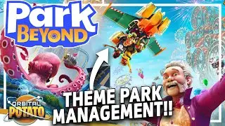 NEW Roller Coaster Tycoon!! (It's Gravity DEFYING) - Park Beyond - Base Builder Management Game