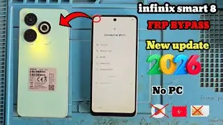 Infinix smart 8 frp bypass | infinix smart 8 frp google account bypass android 14 new update 2026 💯 