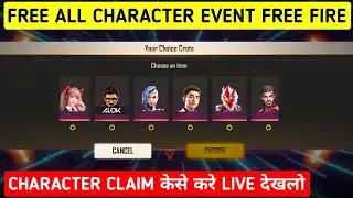 Free Fire New Event Free Character | All Character Redeem Code Free Fire | Free Fire New Event