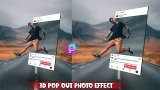 Instagram 3D Pop Out Photo Effects PicsArt Tutorial