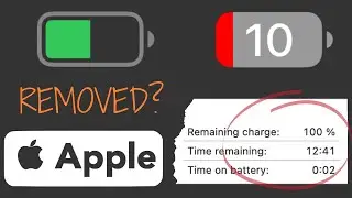 Why Apple Removed Battery Percentage?