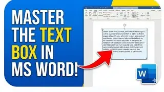 Microsoft Word Tutorial | MS Word Text box | Text Box | Use of text box