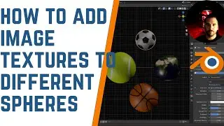 How to add image textures to spheres without the UV editor