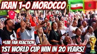 Iran 1-0 Morocco Live Reaction World Cup
