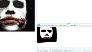 Drawing with messenger paint (The Joker)