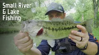 Small River & Lake Fishing (Ep. 3) | Bass, Crappie and Bluegill on this outing!