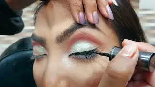 soft bridal & party eye makeup for beginners step by step easy & simple method/nude eye makeup