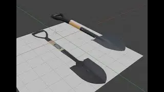 blender beginners tutorial | shovel modelling in blender | 3D modelling in blender | exercise