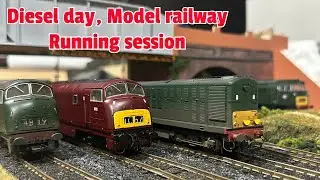 Model railway - Diesel day running session March 2024