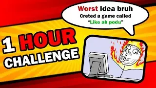 WE MADE A GAME IN 1 HOUR!! | CHALLENGE FAILED? | GAME-MAKING CHALLENGE IN ONE HOUR (IN TAMIL)