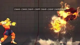 [SF4REMIX] Sagat Basic Combos (B25)
