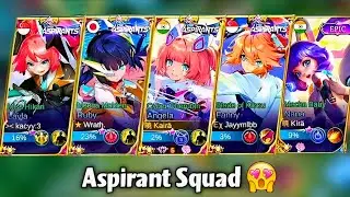 ASPIRANT SQUAD!🤯🔥Angela Aspirant with @cakyml & @KiraSaama❤️