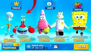DESBLOQUEAMOS a Bob Sponja y sus AMIGOS en STUMBLE GUYS