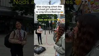 I didn’t want to disappoint her😱😰#singing #singer #oliviarodrigo #shorts