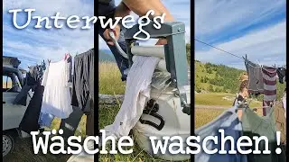 Unterwegs Wäsche waschen! | Wie wir unser Wäsche auf Offroad-, Fern-, Autoreisen | Vanlife Tipps