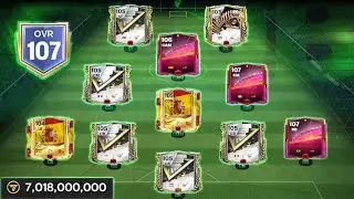 7 BILLION 107 OVR TEAM UPGRADE | ROAD TO MAX OVR FC MOBILE 25 | MASSIVE ANNIVERSARY PACK OPENING