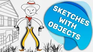 10 CREATIVE DRAWING IDEAS | HOW TO DRAW WITH OBJECTS